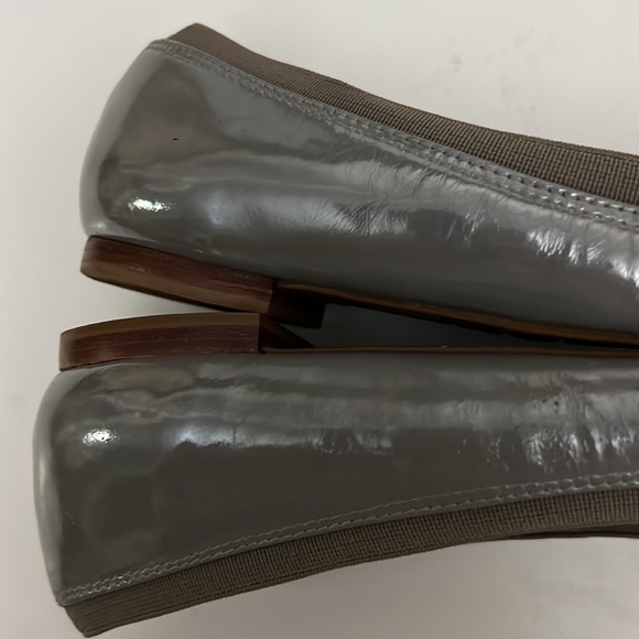 Kate Spade Tock Bow Ballet Flats in Lite Grey Patent Leather Women’s Size 7.5 - Picture 13 of 16